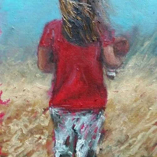 Portrait of Little Girl Oil Painting Commission