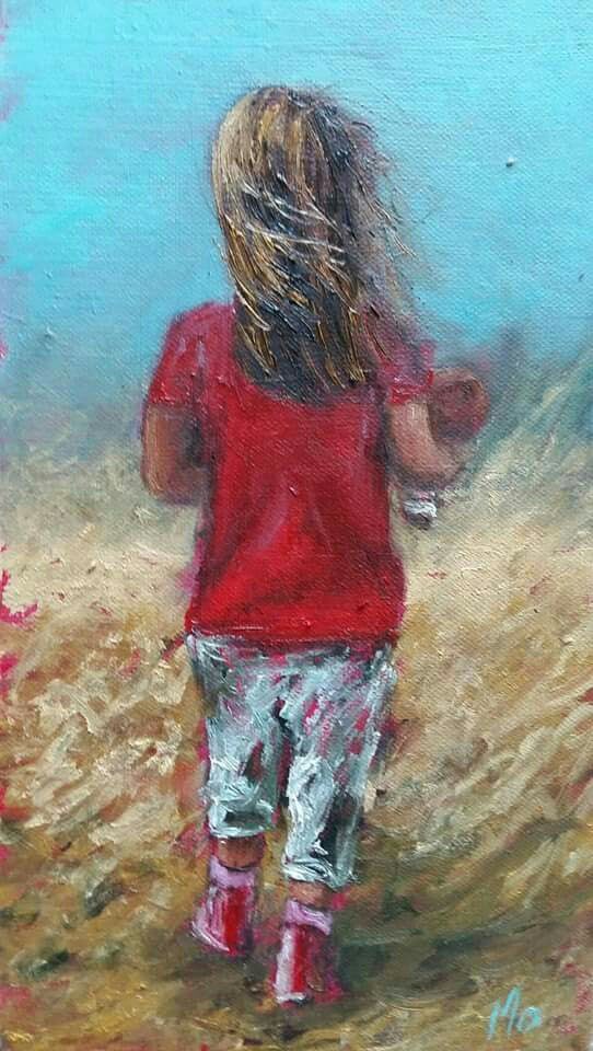 Portrait of Little Girl Oil Painting Commission