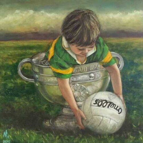 Birthright GAA Original Oil Painting Sam McGuire O'Neill Football