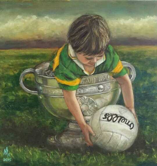 GAA Original Oil Painting by Maureen O'Mahony Art