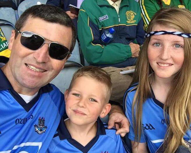 Dublin Supporters Croke Park All Ireland Final Kerry V Dublin Power Clan O’Neills Jersey