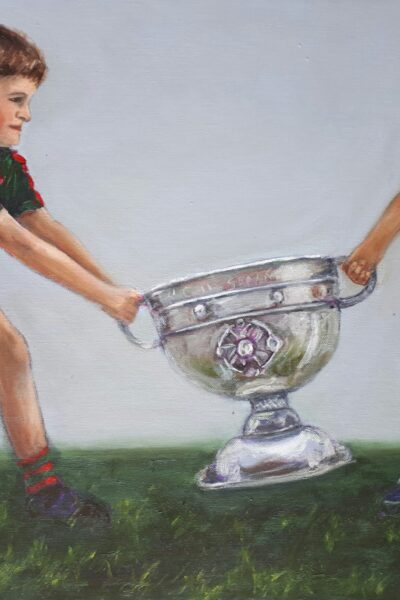GAA Rivals Oil Painting Commissioned from Maureen O'Mahony Art