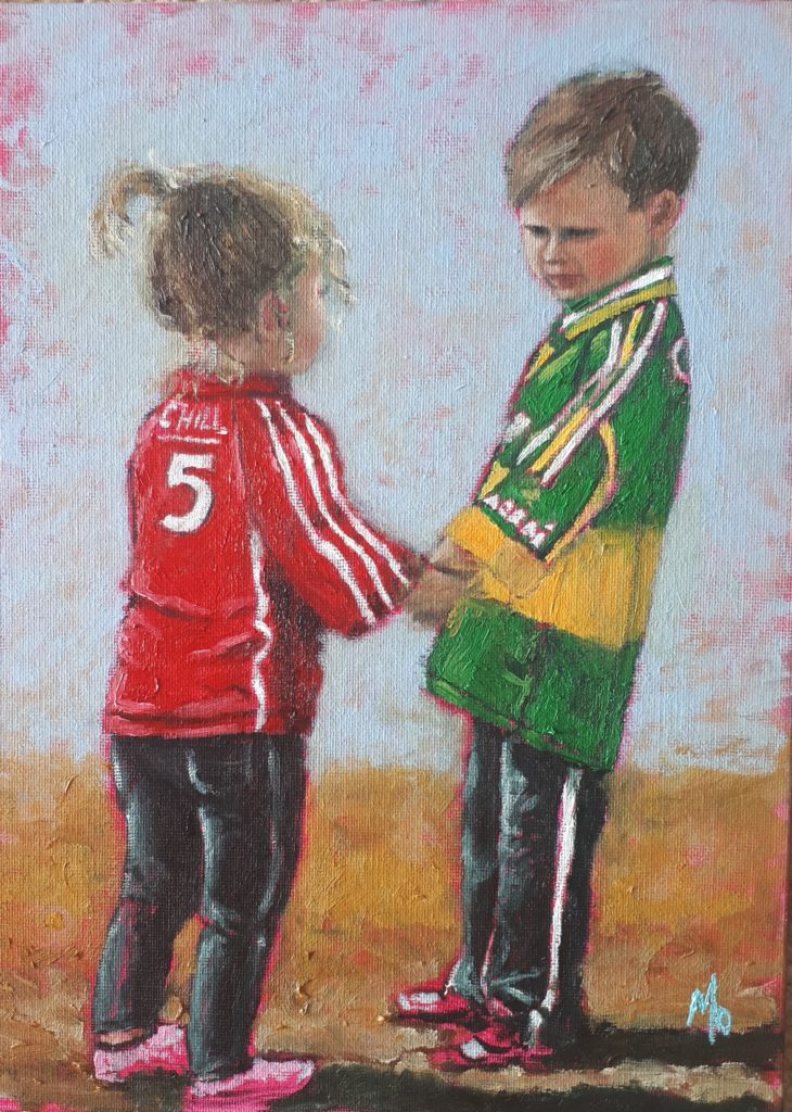 Crossing the County Bounds Commission GAA Art GAA Artist Cork GAA Art Kerry GAA Art