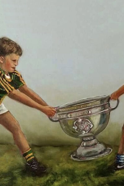 GAA Rivals Oil Painting by Maureen O'Mahony Art