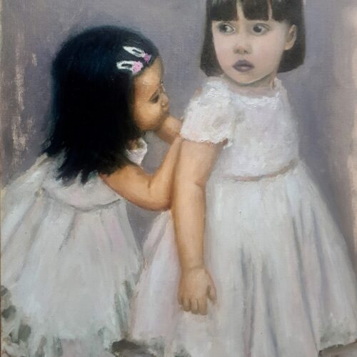 Wedding Day Portrait by Maureen O'Mahony Art