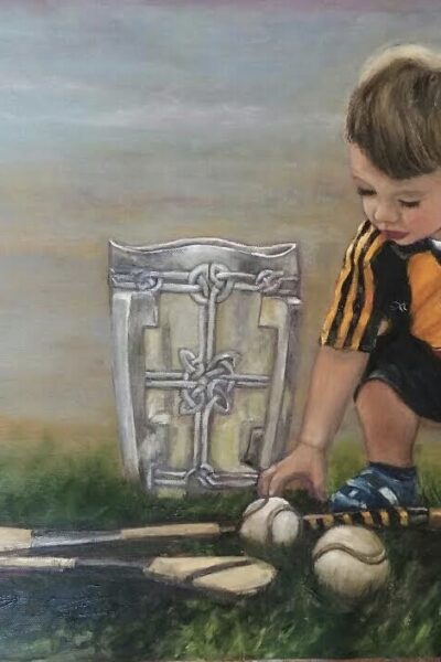 GAA Fine Art Print Kilkenny Boy