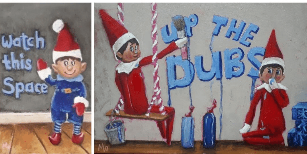 GAA Christmas Cards Dublin Elves