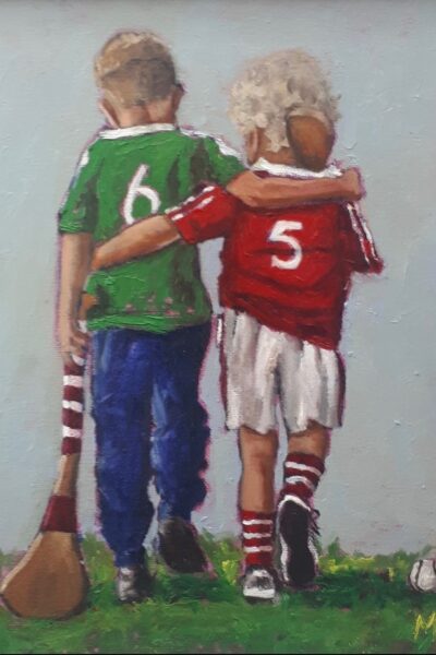 GAA gifts irish art Irish artist commission gaa painting