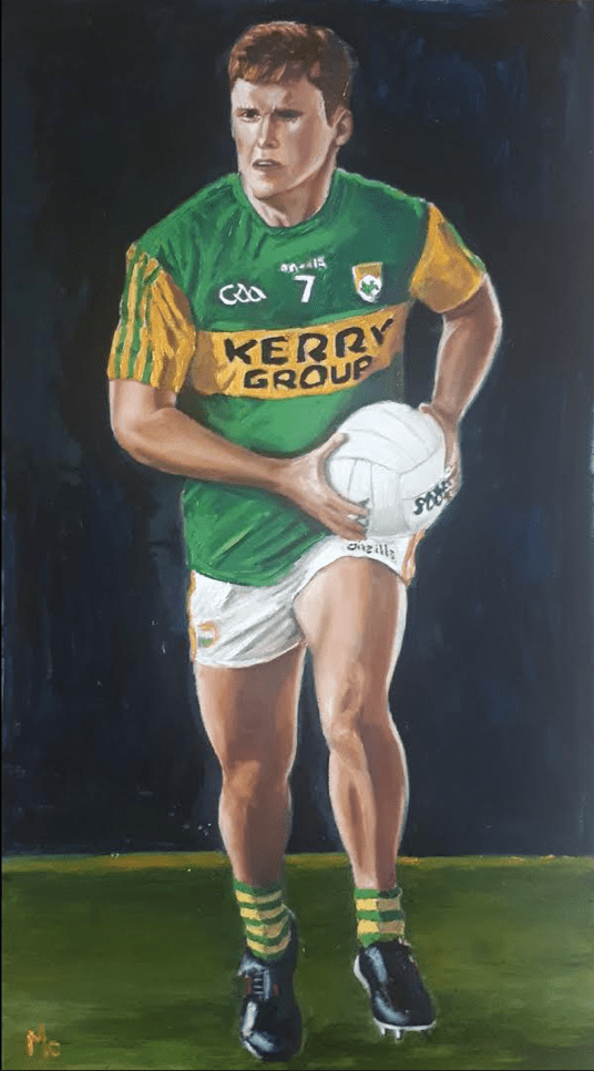 Portrait of Gavin White GAA Player Art Commission