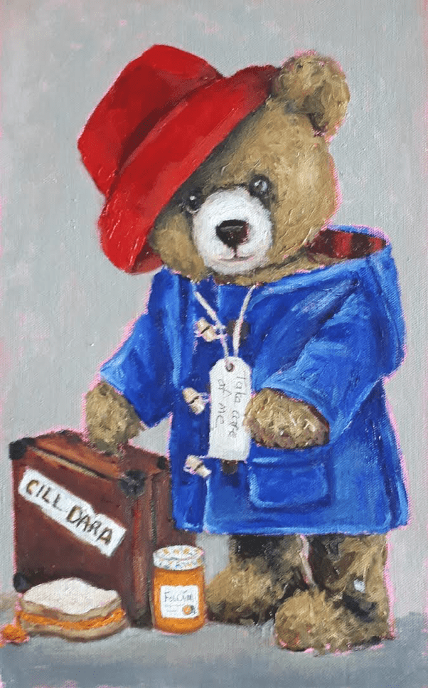 Padding off on his travels