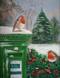 Little Robin Irish Art